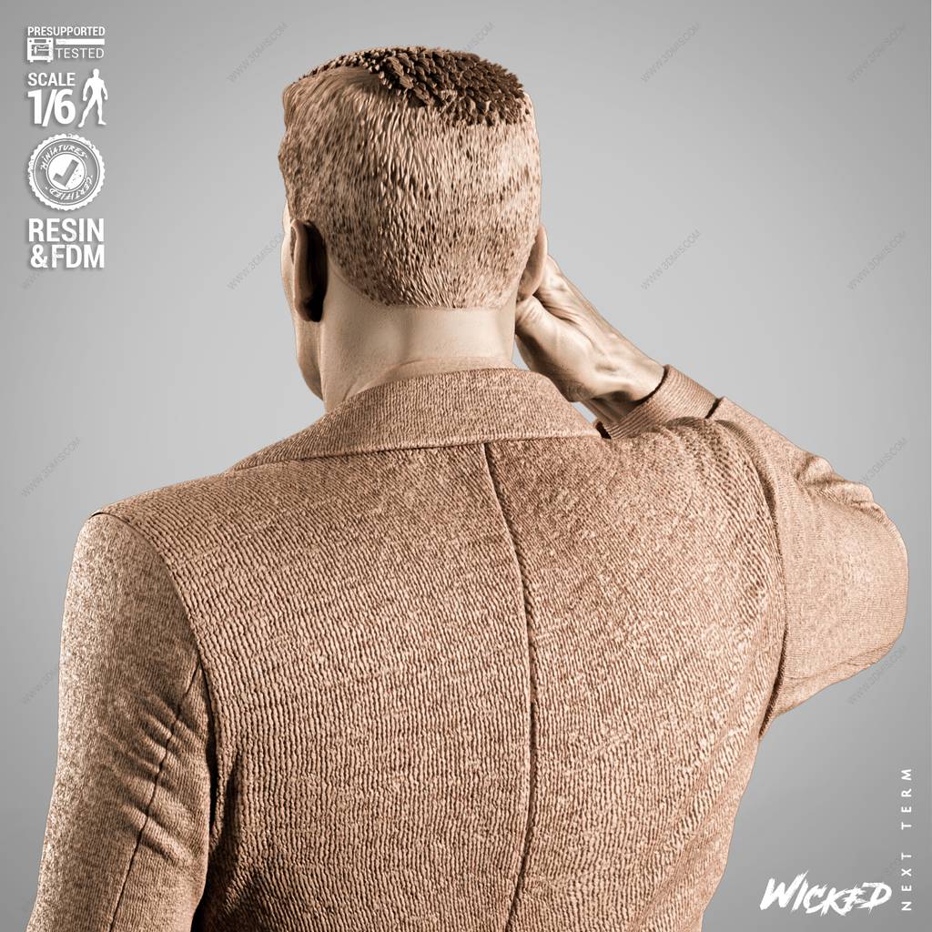 P站图纸印象馆 3DWicked 漫威 雷霆将军罗斯 3DWicked 漫威 雷霆将军罗斯