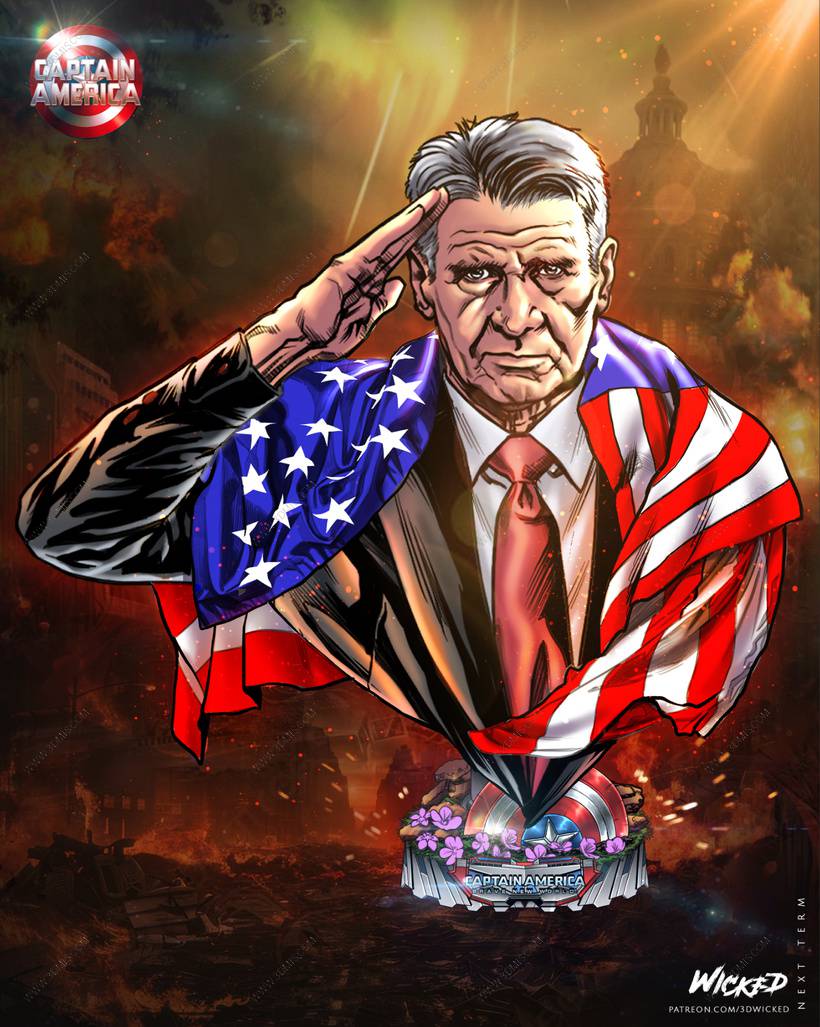 P站图纸印象馆 3DWicked 漫威 雷霆将军罗斯 3DWicked 漫威 雷霆将军罗斯