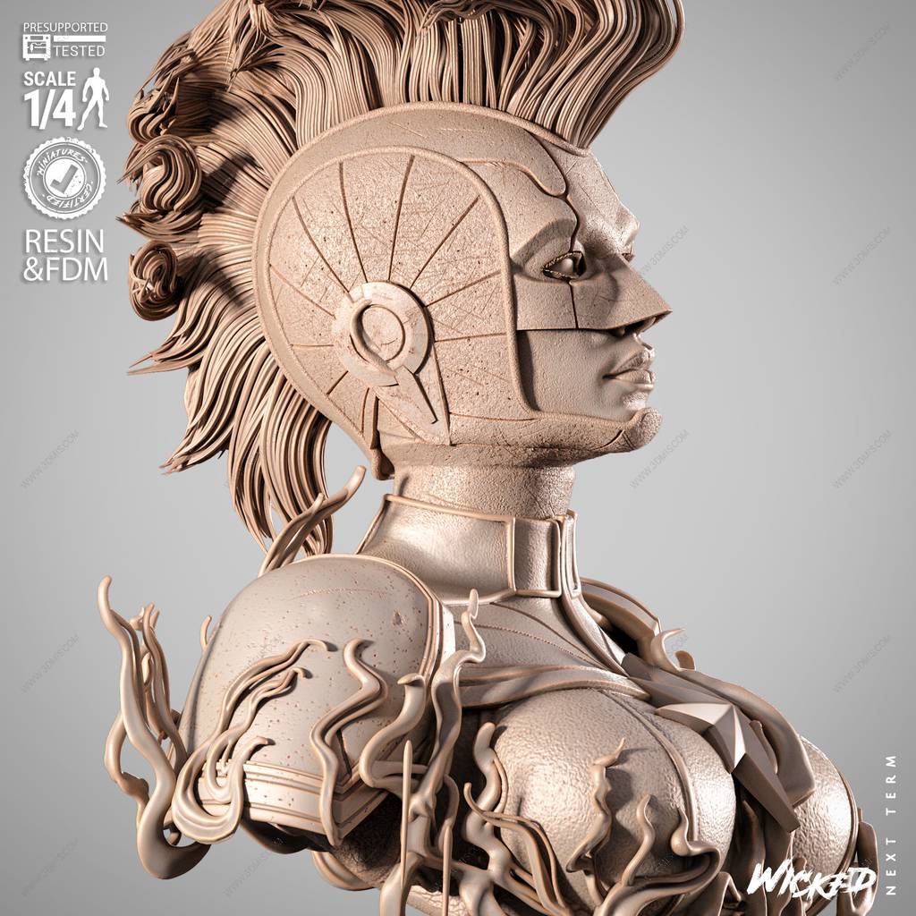 P站图纸印象馆 3DWicked 漫威 惊奇队长 3DWicked 漫威 惊奇队长