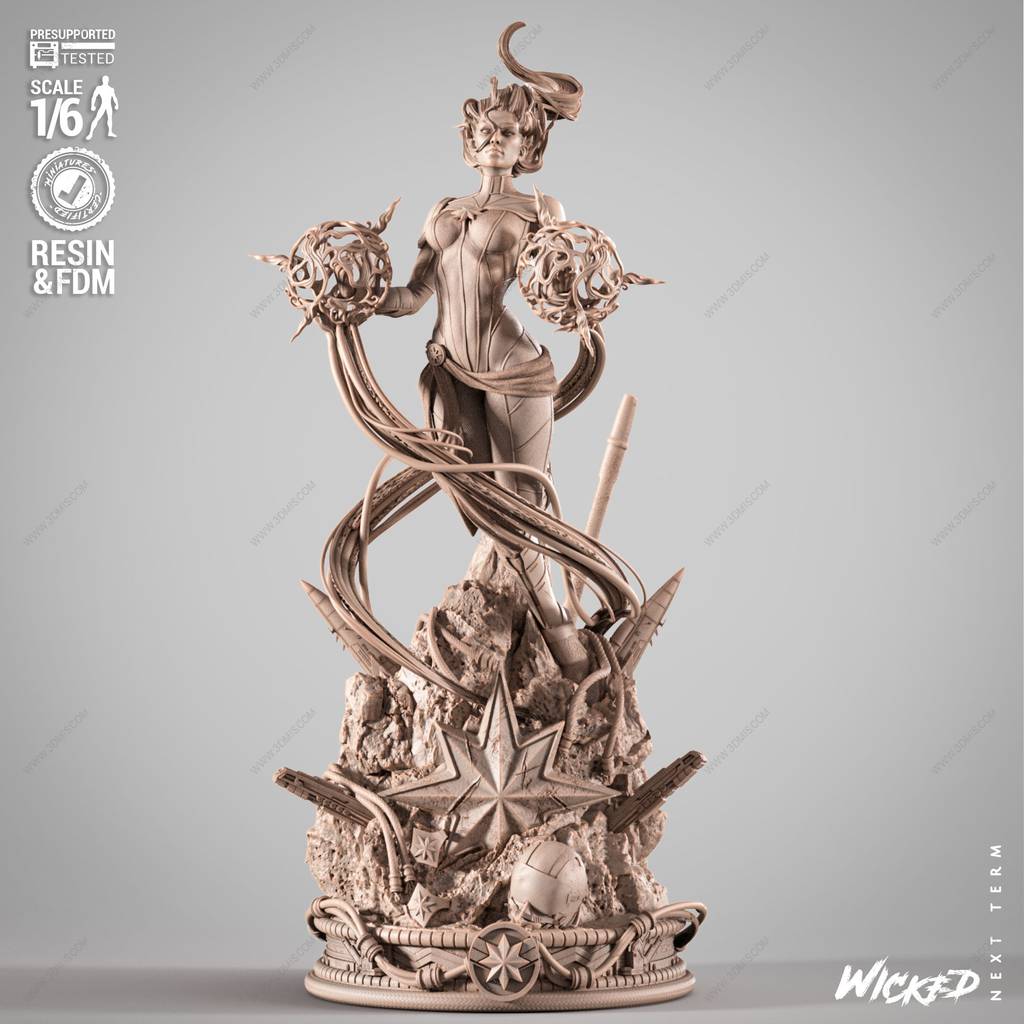 P站图纸印象馆 3DWicked 漫威 惊奇队长 3DWicked 漫威 惊奇队长