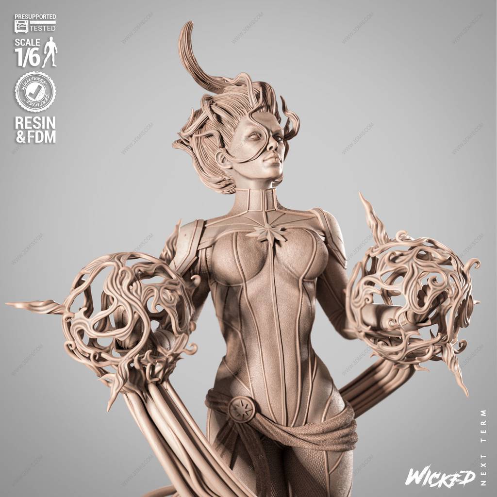 P站图纸印象馆 3DWicked 漫威 惊奇队长 3DWicked 漫威 惊奇队长