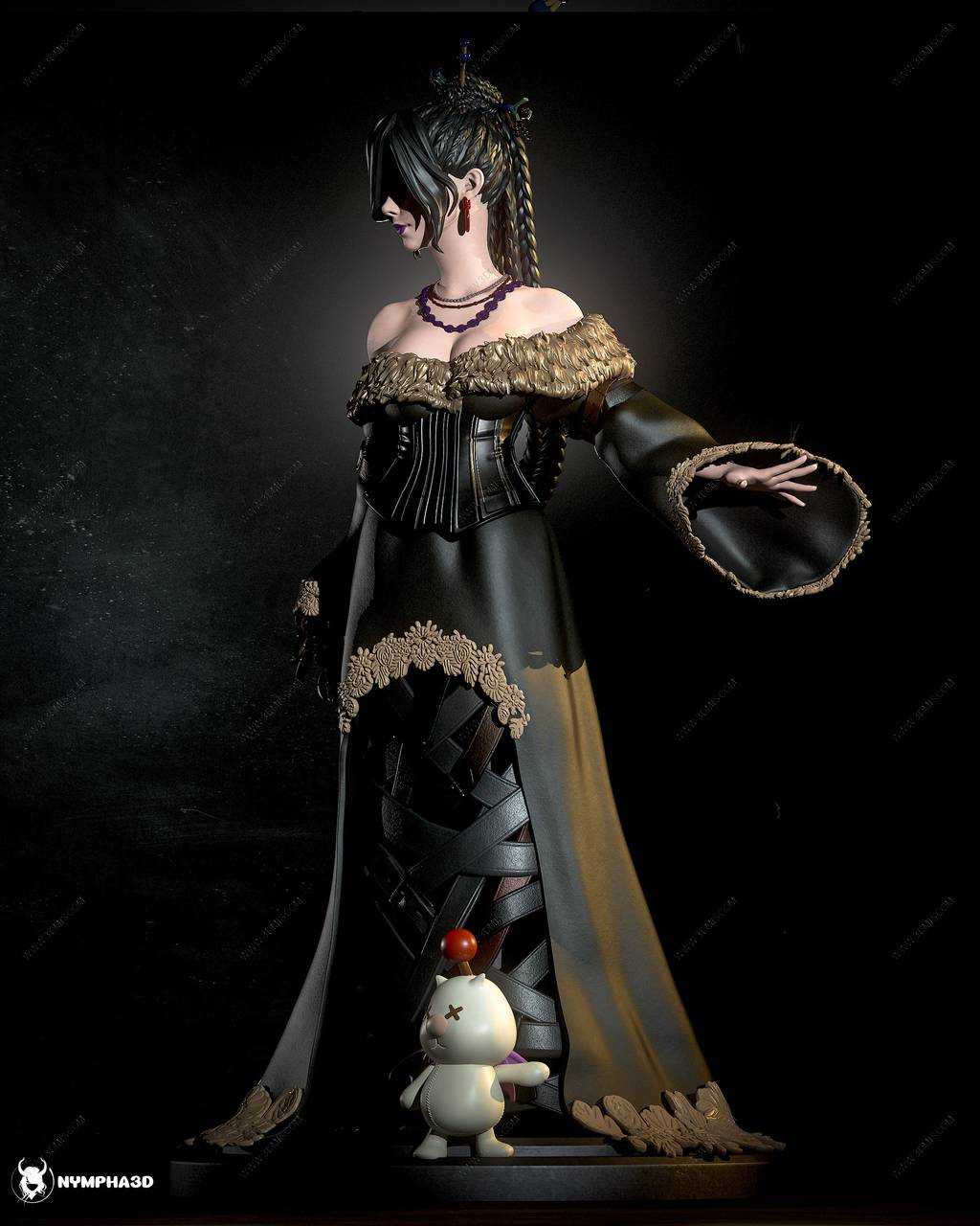 P站图纸印象馆 NYMPHA 3D 最终幻想 露露 NYMPHA 3D 最终幻想 露露