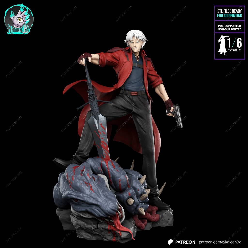 P站图纸印象馆 Kaidan 鬼泣 但丁 Kaidan 鬼泣 但丁