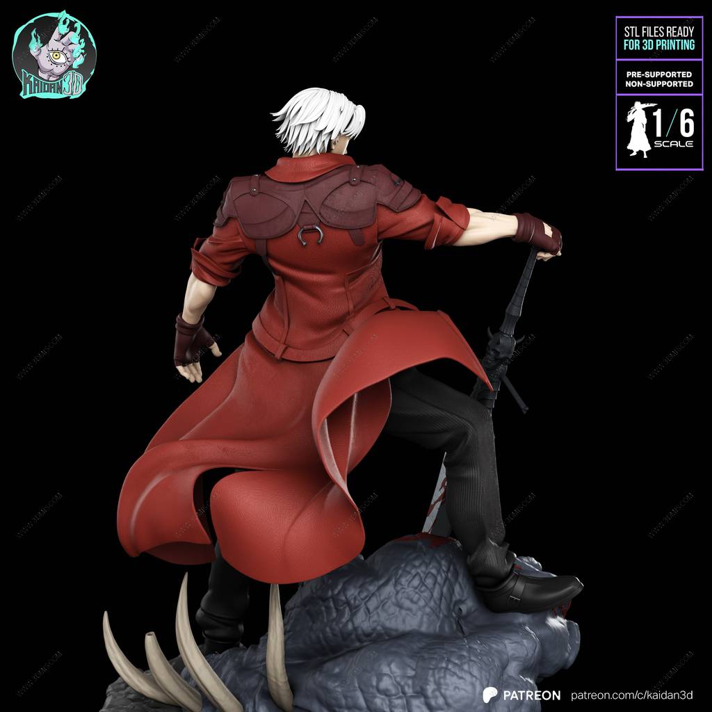 P站图纸印象馆 Kaidan 鬼泣 但丁 Kaidan 鬼泣 但丁