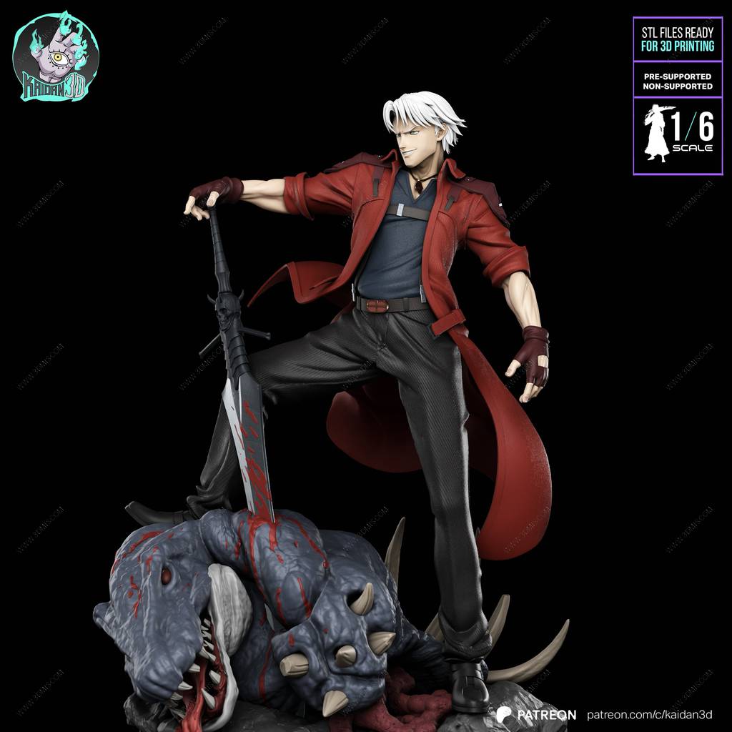 P站图纸印象馆 Kaidan 鬼泣 但丁 Kaidan 鬼泣 但丁