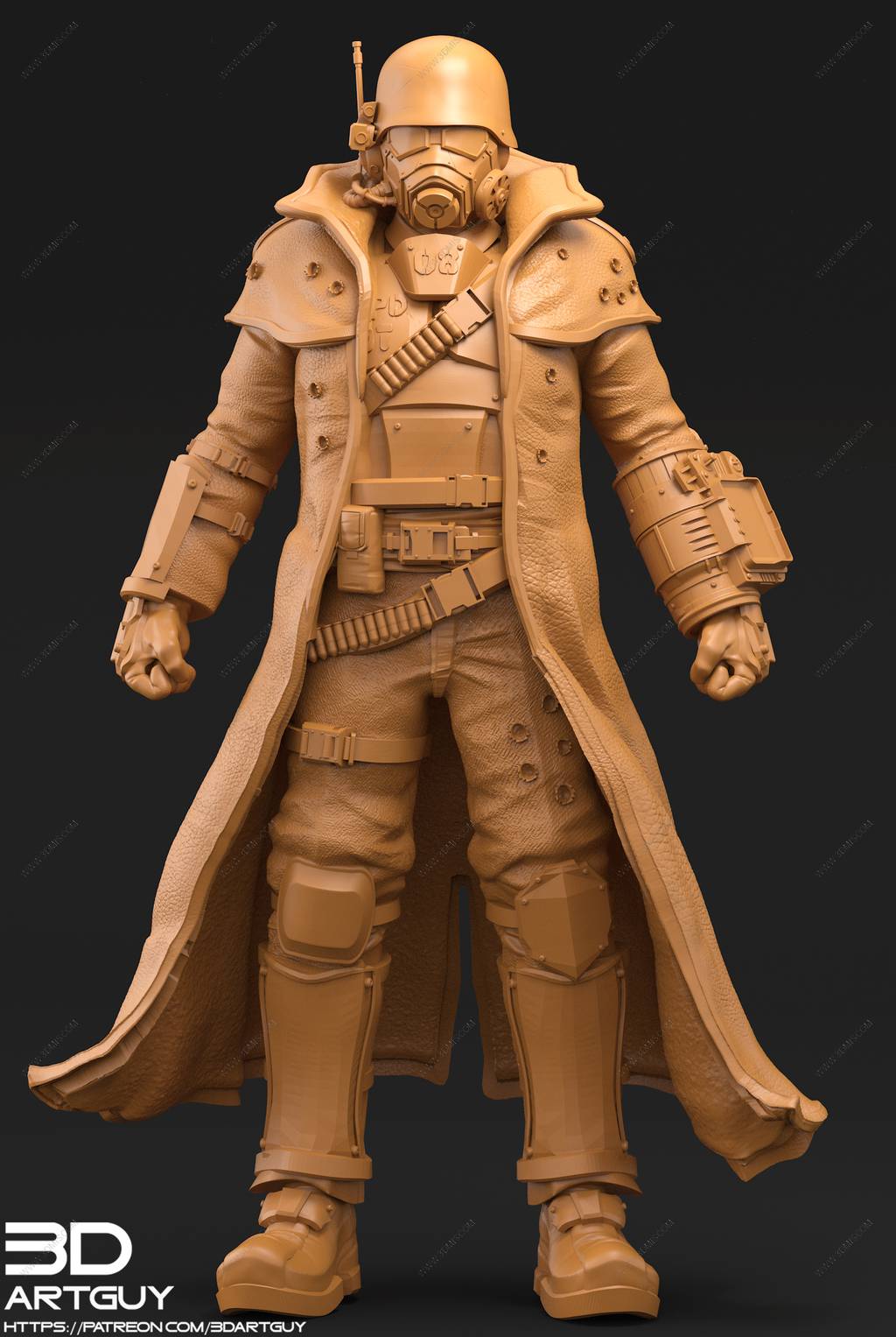 P站图纸印象馆 3DArtGuy 辐射 NCR游骑兵 3DArtGuy 辐射 NCR游骑兵