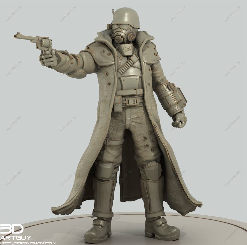 P站图纸印象馆 3DArtGuy 辐射 NCR游骑兵 3DArtGuy 辐射 NCR游骑兵