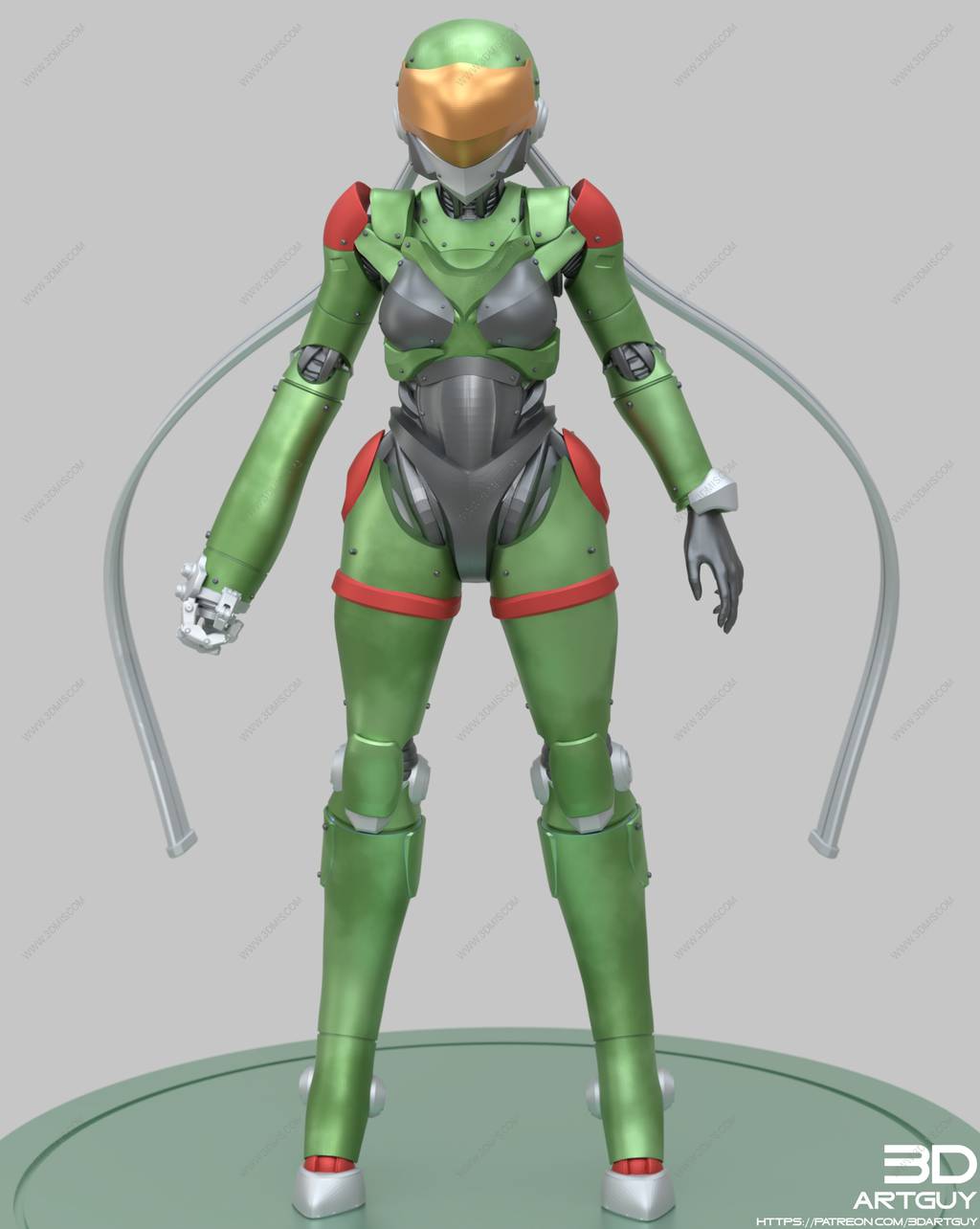 P站图纸印象馆 3DArtGuy 泡泡糖危机 骑士剑客 3DArtGuy 泡泡糖危机 骑士剑客