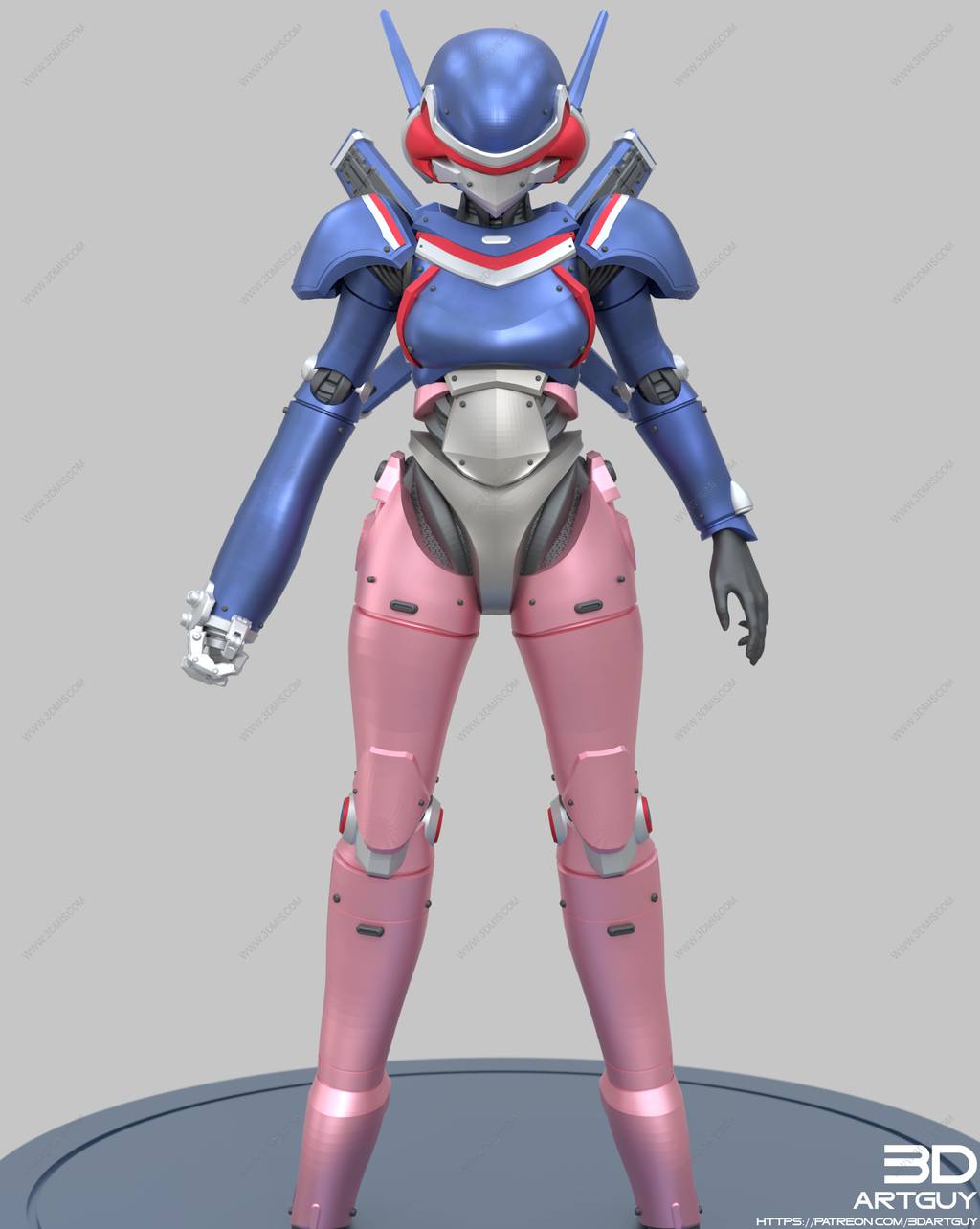 P站图纸印象馆 3DArtGuy 泡泡糖危机 骑士剑客 3DArtGuy 泡泡糖危机 骑士剑客