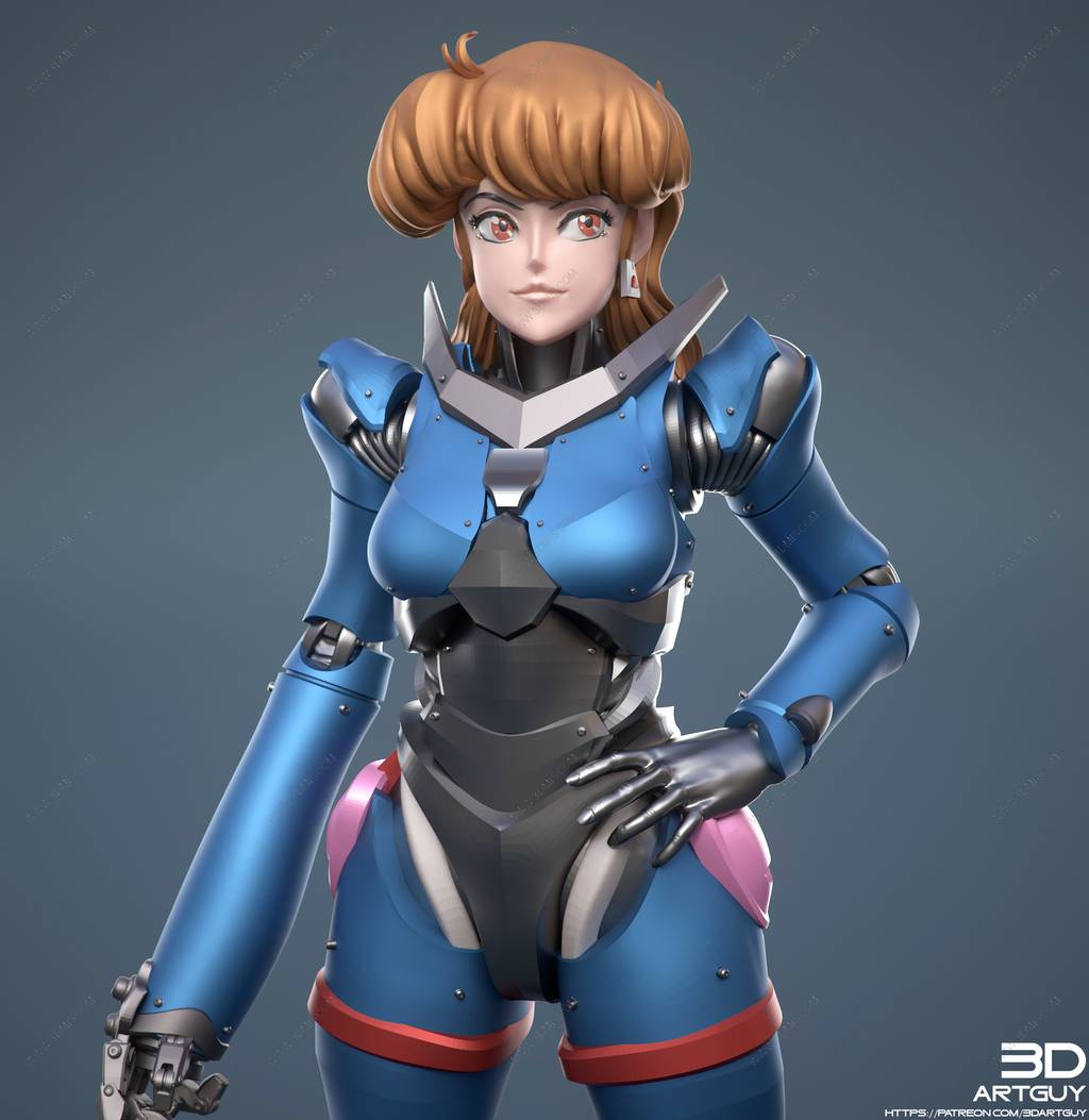 P站图纸印象馆 3DArtGuy 泡泡糖危机 骑士剑客 3DArtGuy 泡泡糖危机 骑士剑客