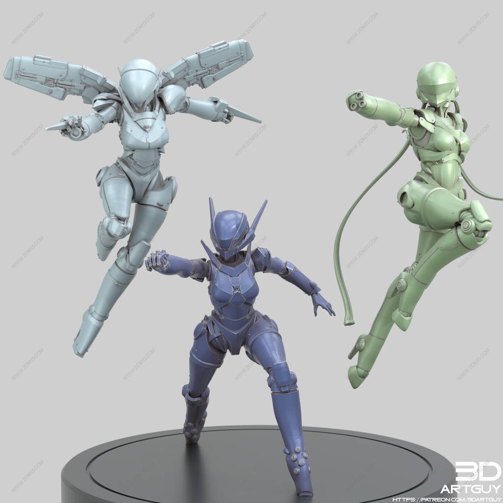 P站图纸印象馆 3DArtGuy 泡泡糖危机 骑士剑客 3DArtGuy 泡泡糖危机 骑士剑客