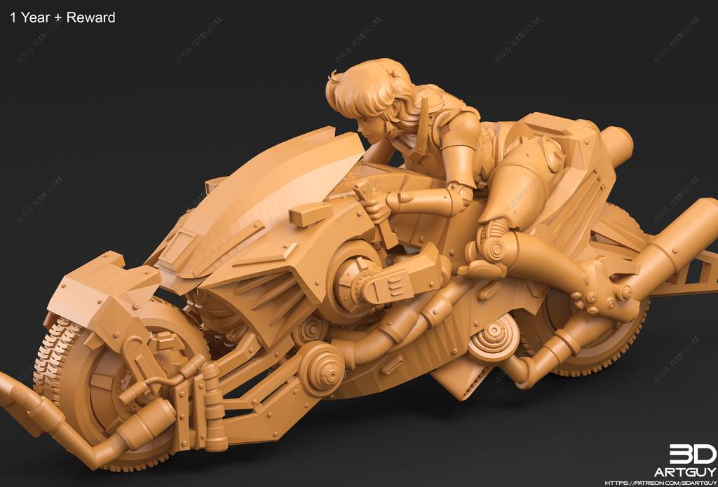 P站图纸印象馆 3DArtGuy 泡泡糖危机 Priss 3DArtGuy 泡泡糖危机 Priss