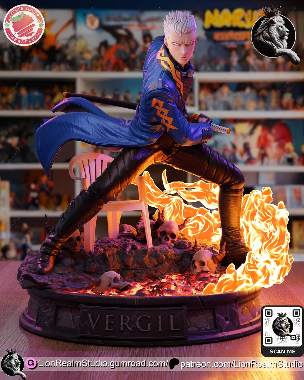 P站图纸印象馆 LionRealm 鬼泣 维吉尔 LionRealm 鬼泣 维吉尔