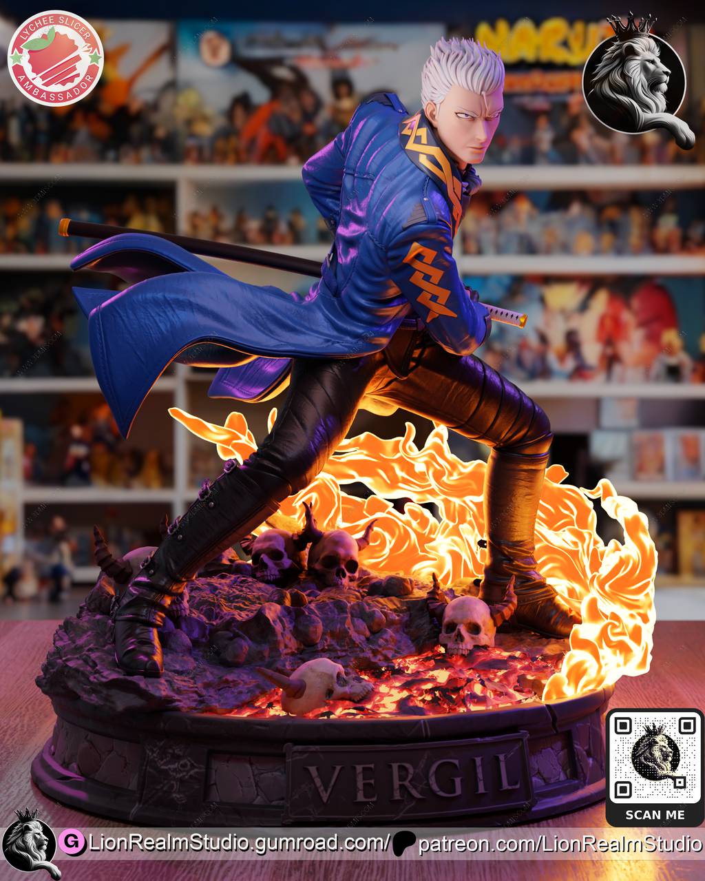 P站图纸印象馆 LionRealm 鬼泣 维吉尔 LionRealm 鬼泣 维吉尔