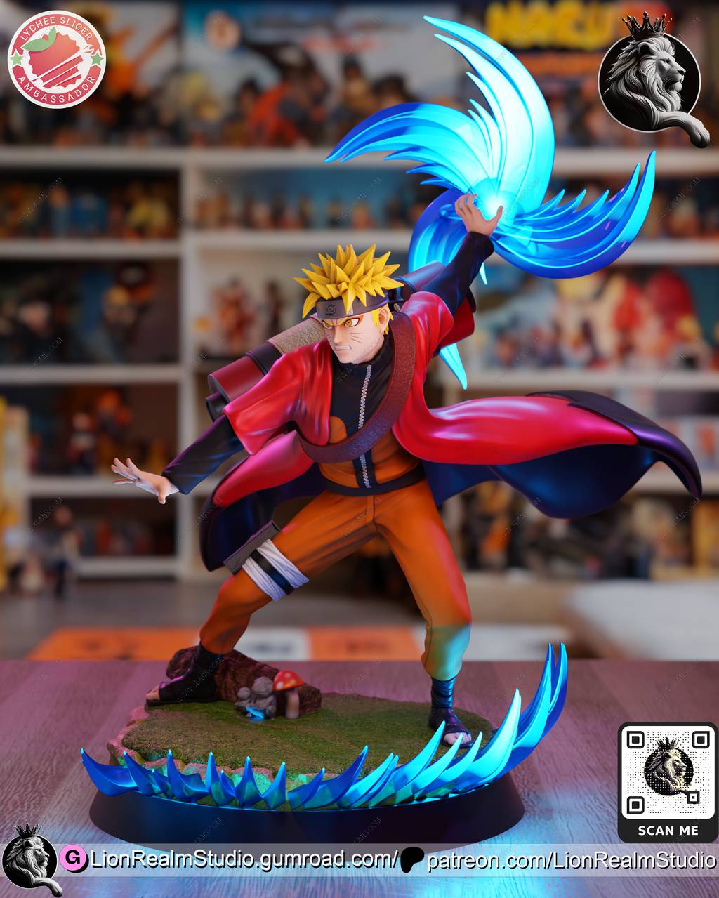 P站图纸印象馆 LionRealm 火影忍者 漩涡鸣人 LionRealm 火影忍者 漩涡鸣人