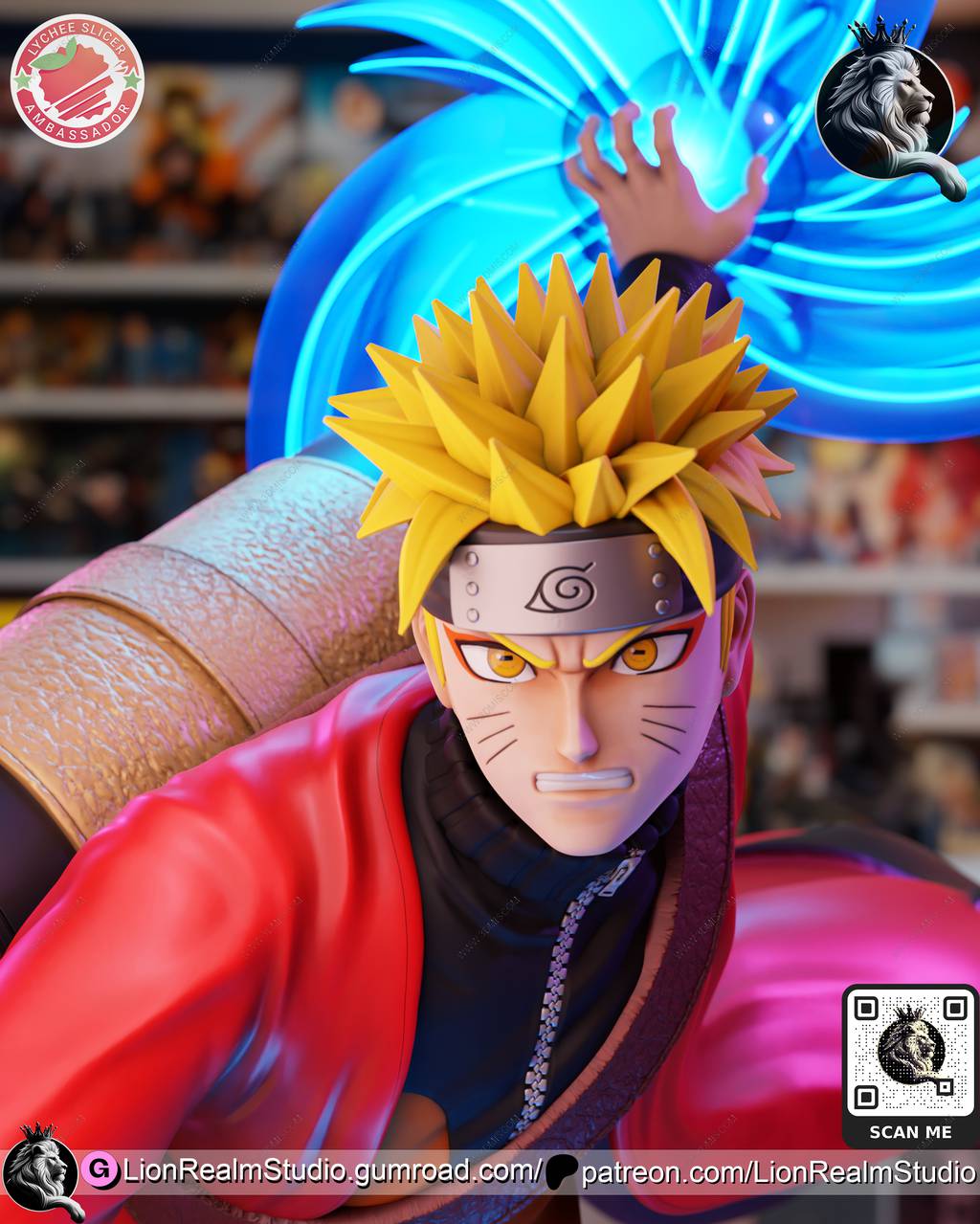P站图纸印象馆 LionRealm 火影忍者 漩涡鸣人 LionRealm 火影忍者 漩涡鸣人
