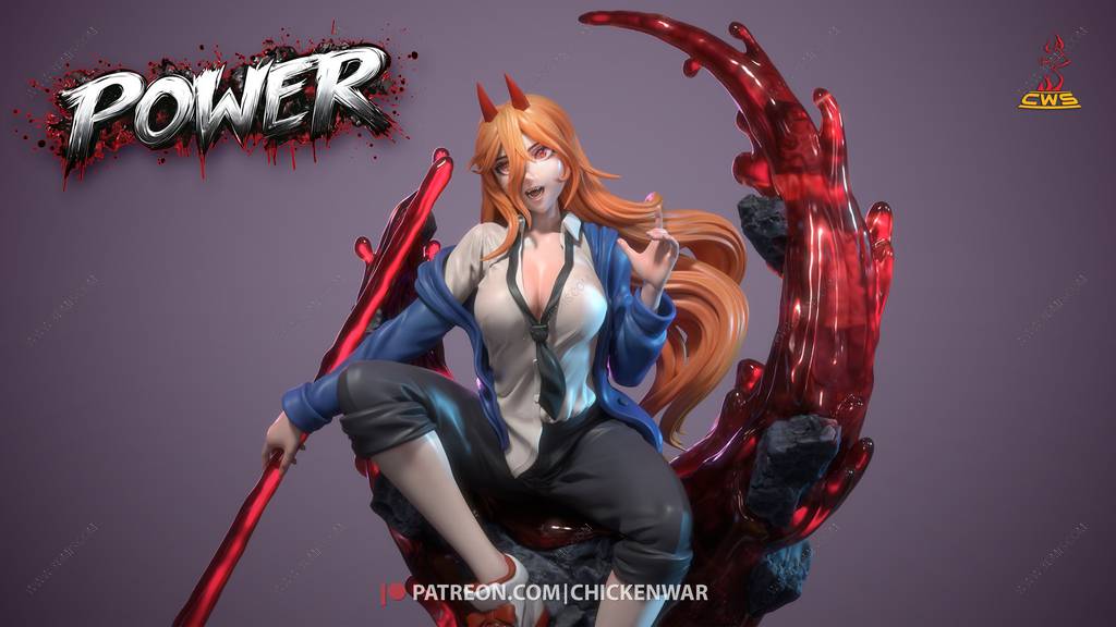 P站图纸印象馆 CW Studio 电锯人 帕瓦 CW Studio 电锯人 帕瓦