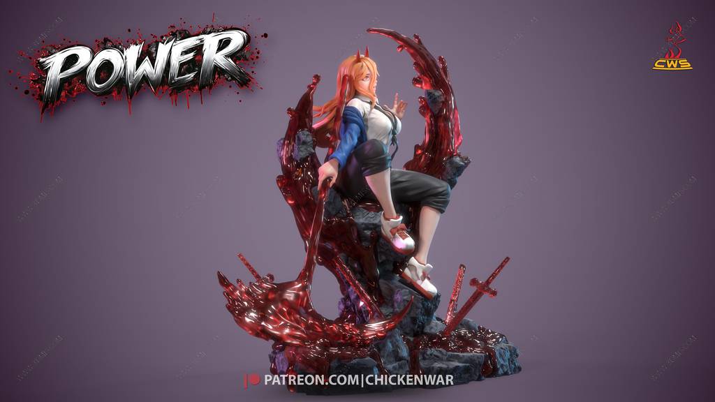 P站图纸印象馆 CW Studio 电锯人 帕瓦 CW Studio 电锯人 帕瓦