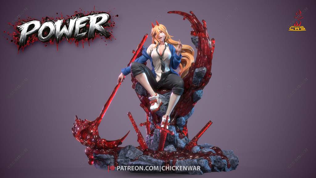 P站图纸印象馆 CW Studio 电锯人 帕瓦 CW Studio 电锯人 帕瓦