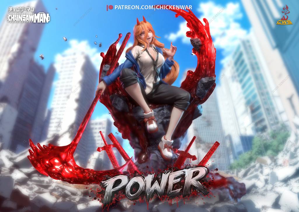 P站图纸印象馆 CW Studio 电锯人 帕瓦 CW Studio 电锯人 帕瓦