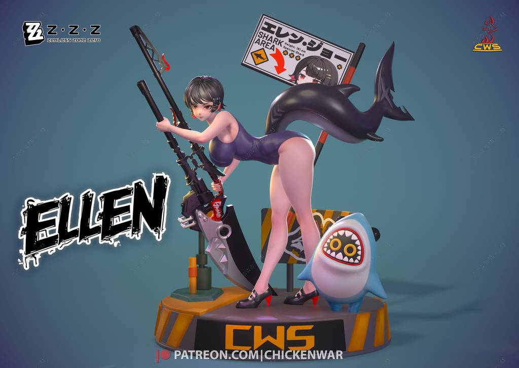 P站图纸印象馆 CW Studio 绝区零 艾莲・乔 CW Studio 绝区零 艾莲・乔