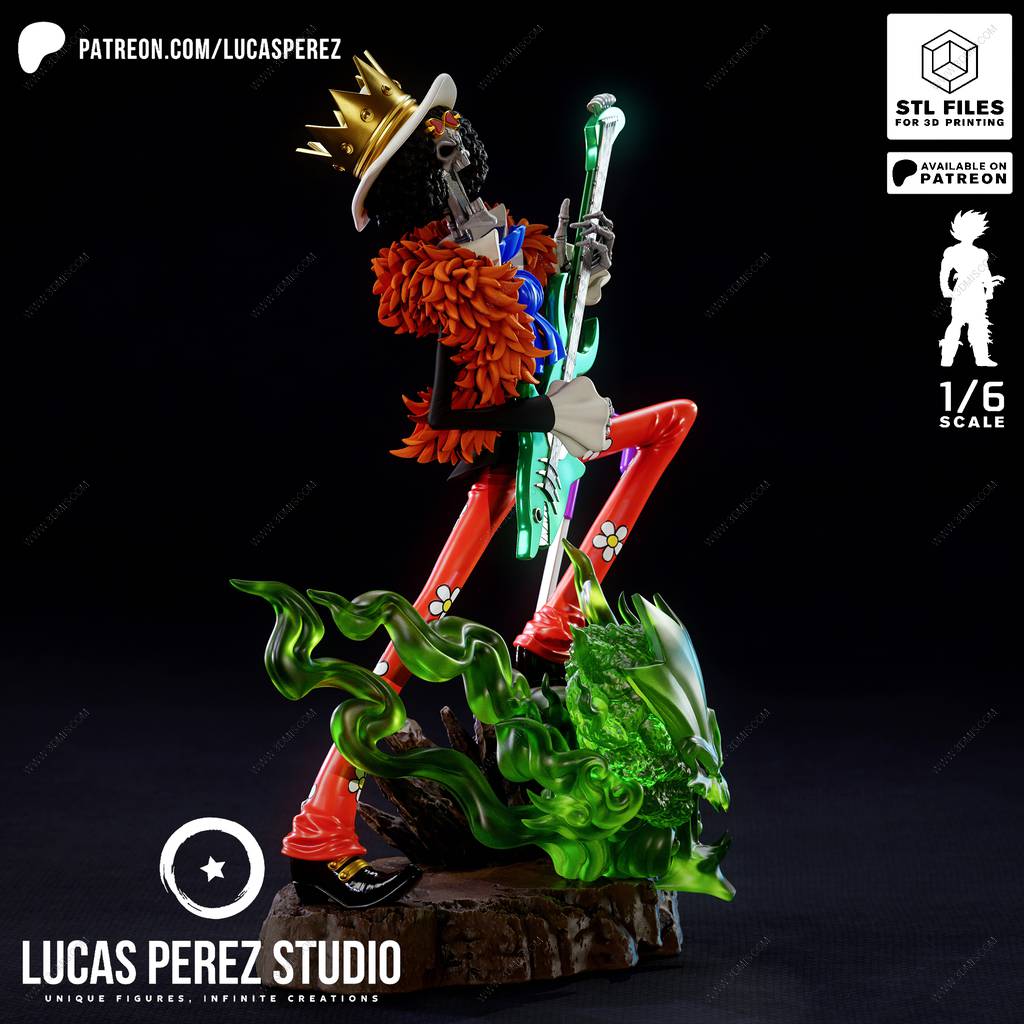 P站图纸印象馆 Lucas Perez 海贼王 布鲁克 Lucas Perez 海贼王 布鲁克