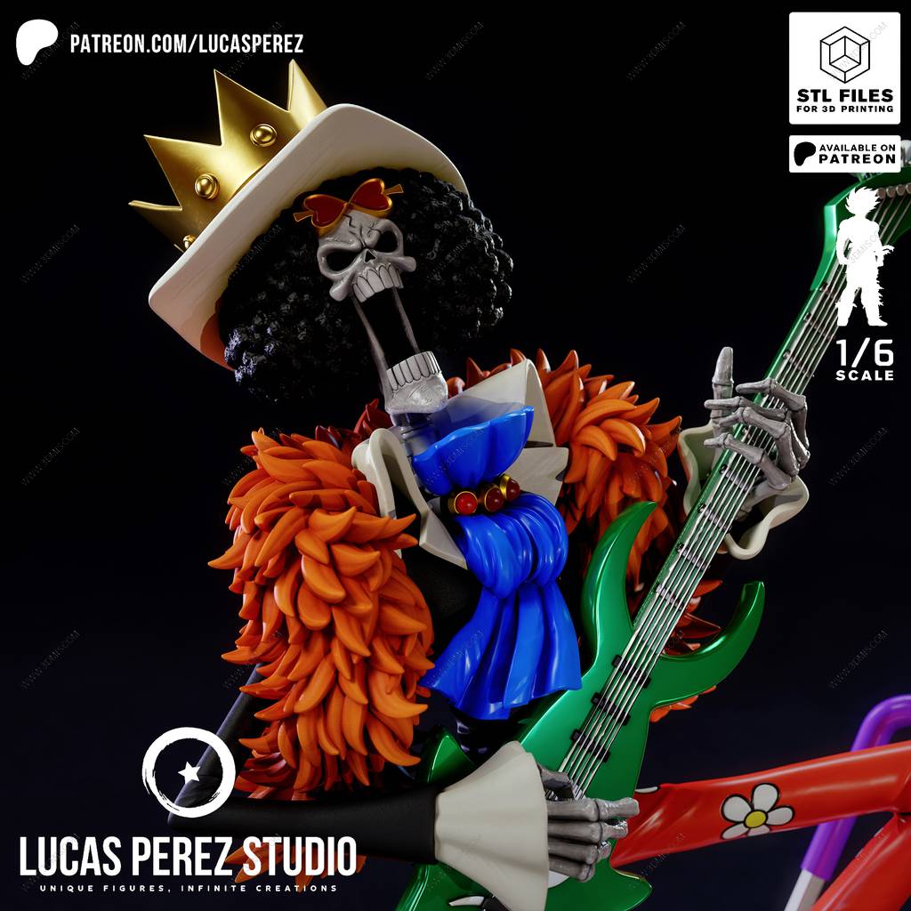 P站图纸印象馆 Lucas Perez 海贼王 布鲁克 Lucas Perez 海贼王 布鲁克