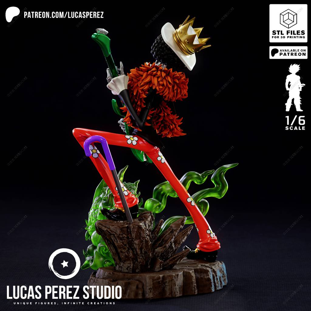 P站图纸印象馆 Lucas Perez 海贼王 布鲁克 Lucas Perez 海贼王 布鲁克