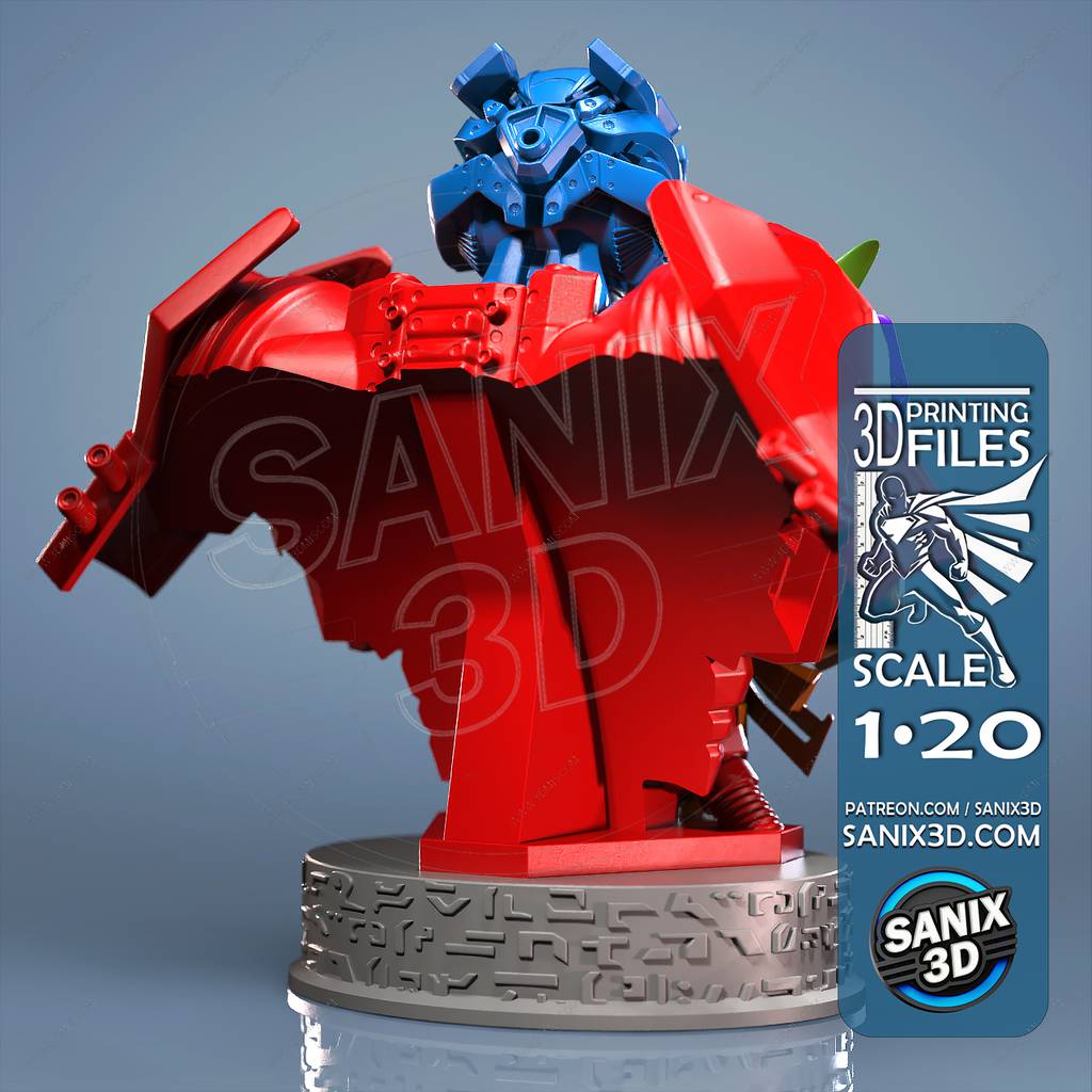 P站图纸印象馆 Sanix3d 变形金钢 大黄蜂 Sanix3d 变形金钢 大黄蜂