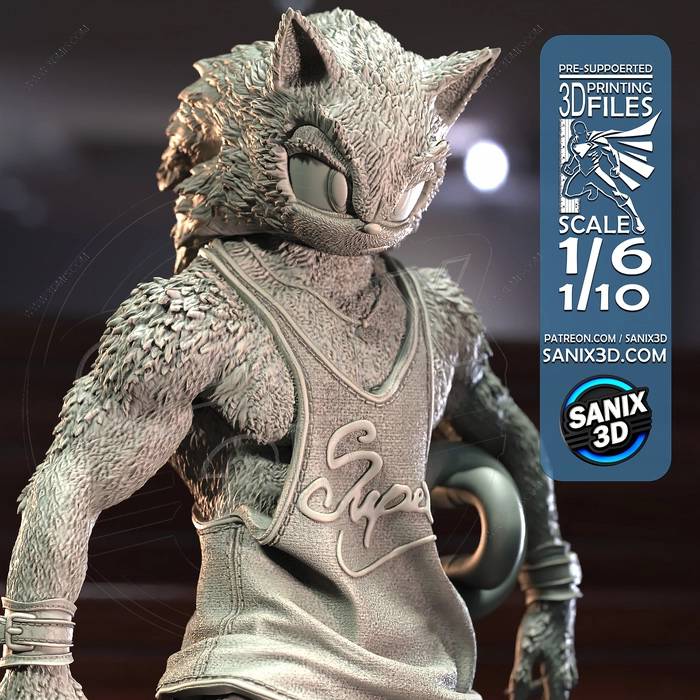 P站图纸印象馆 Sanix3d 索尼克 Sanix3d 索尼克