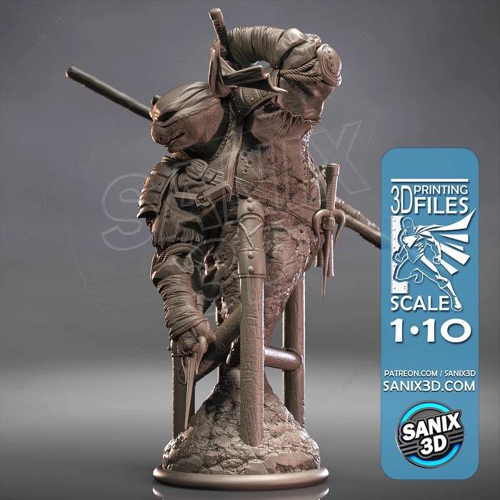 P站图纸印象馆 Sanix3d 忍者神龟 最后的浪人 Sanix3d 忍者神龟 最后的浪人