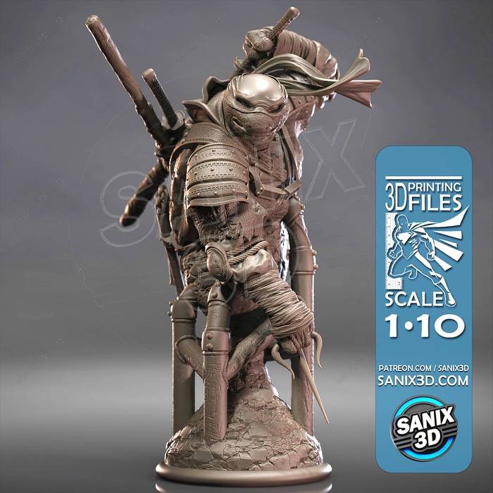 P站图纸印象馆 Sanix3d 忍者神龟 最后的浪人 Sanix3d 忍者神龟 最后的浪人