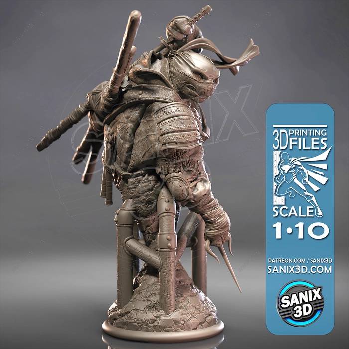 P站图纸印象馆 Sanix3d 忍者神龟 最后的浪人 Sanix3d 忍者神龟 最后的浪人