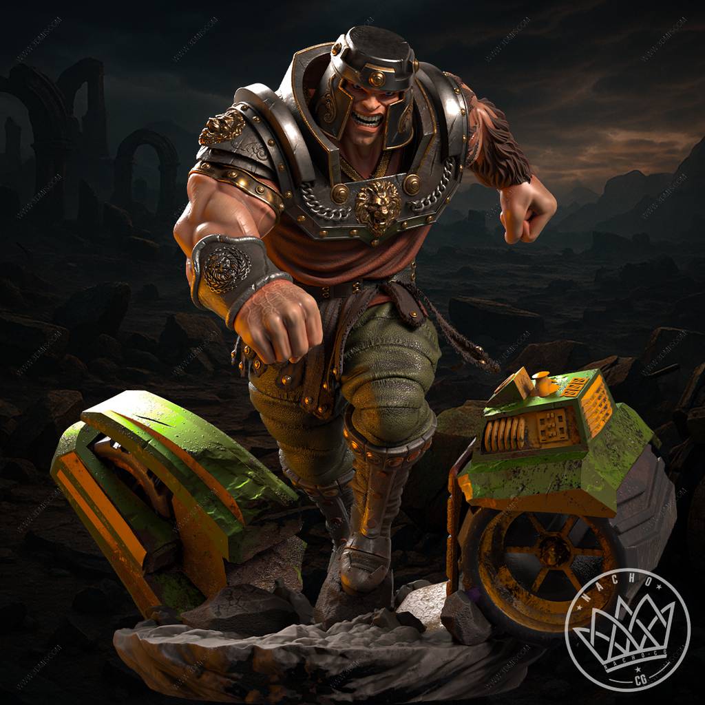 P站图纸印象馆 Nacho CG 宇宙的巨人希曼 铁头 Nacho CG 宇宙的巨人希曼 铁头