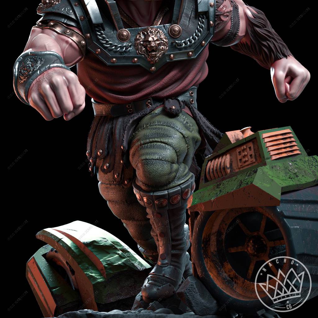 P站图纸印象馆 Nacho CG 宇宙的巨人希曼 铁头 Nacho CG 宇宙的巨人希曼 铁头