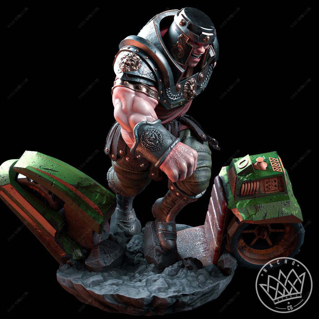 P站图纸印象馆 Nacho CG 宇宙的巨人希曼 铁头 Nacho CG 宇宙的巨人希曼 铁头