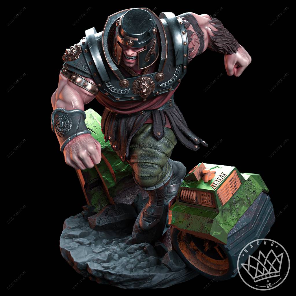 P站图纸印象馆 Nacho CG 宇宙的巨人希曼 铁头 Nacho CG 宇宙的巨人希曼 铁头