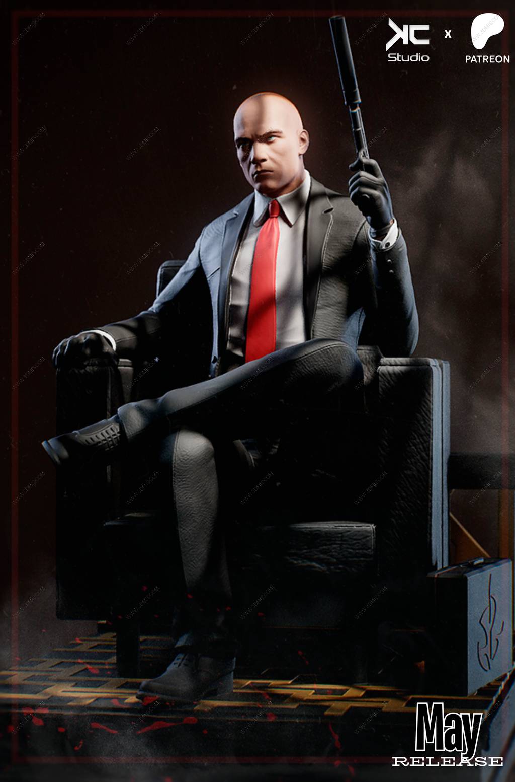 P站图纸印象馆 KcStudio 杀手 代号47 KcStudio 杀手 代号47