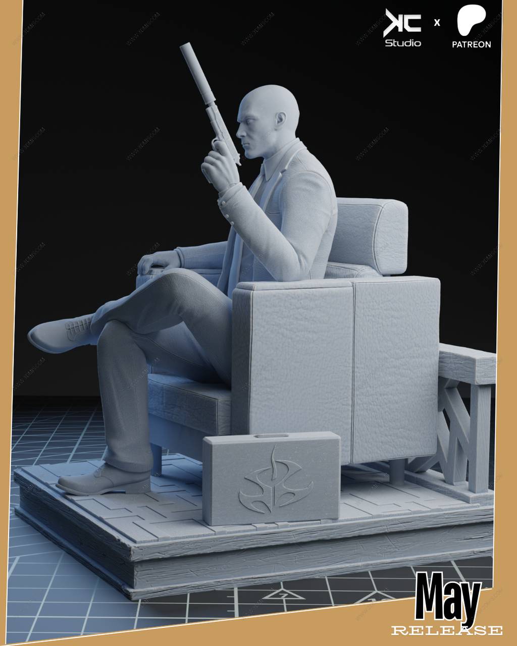 P站图纸印象馆 KcStudio 杀手 代号47 KcStudio 杀手 代号47