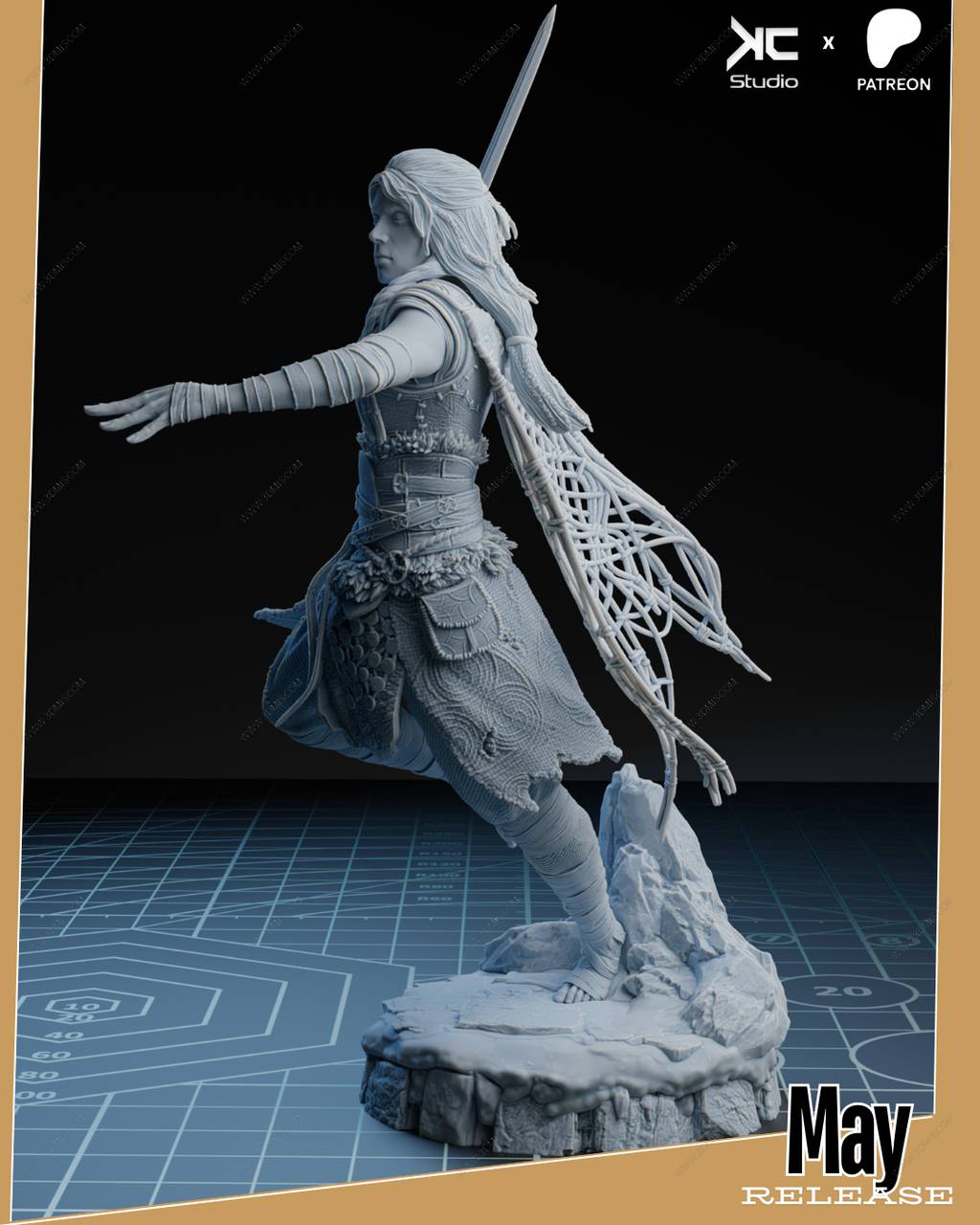 P站图纸印象馆 KcStudio 战神 芙蕾雅 KcStudio 战神 芙蕾雅