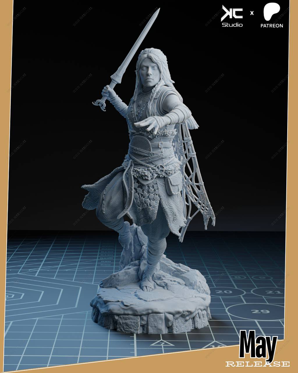 P站图纸印象馆 KcStudio 战神 芙蕾雅 KcStudio 战神 芙蕾雅