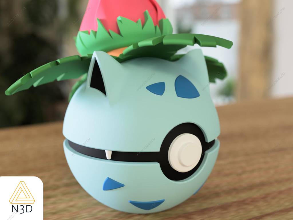 P站图纸印象馆 精灵宝可梦 妙蛙草 精灵宝可梦 妙蛙草