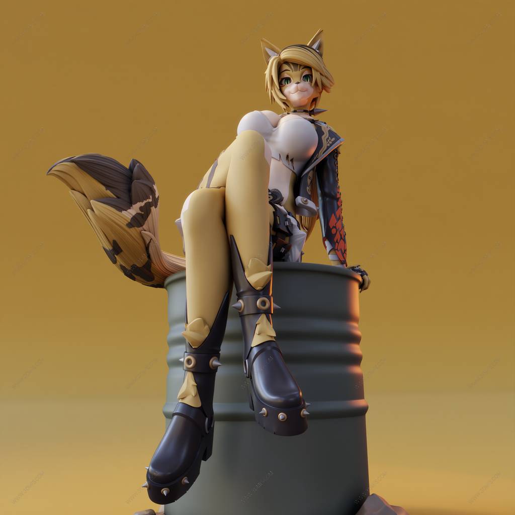 P站图纸印象馆 FunserviceSTL 绝区零 波可娜·费雷尼 FunserviceSTL 绝区零 波可娜·费雷尼