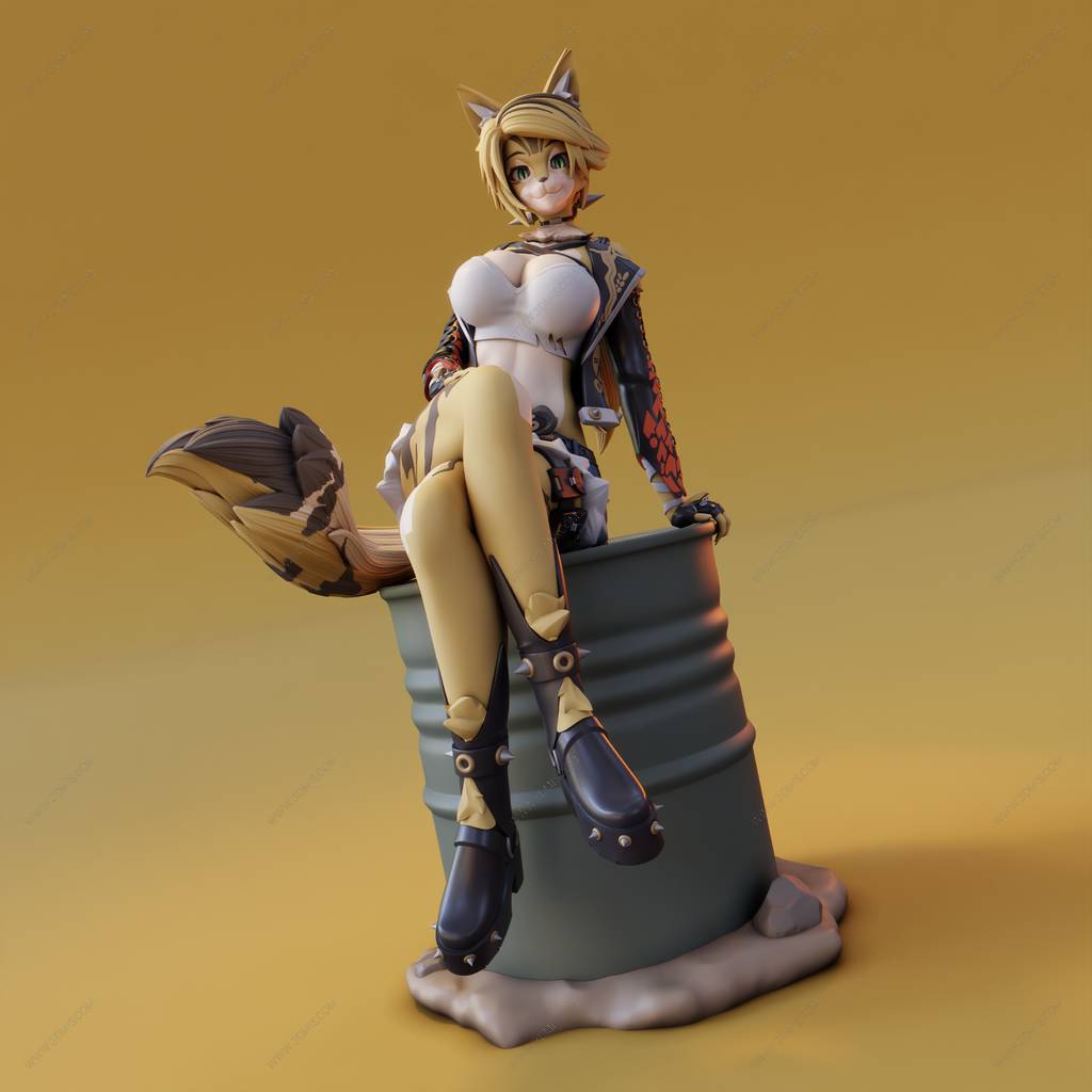 P站图纸印象馆 FunserviceSTL 绝区零 波可娜·费雷尼 FunserviceSTL 绝区零 波可娜·费雷尼