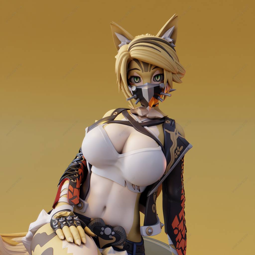 P站图纸印象馆 FunserviceSTL 绝区零 波可娜·费雷尼 FunserviceSTL 绝区零 波可娜·费雷尼