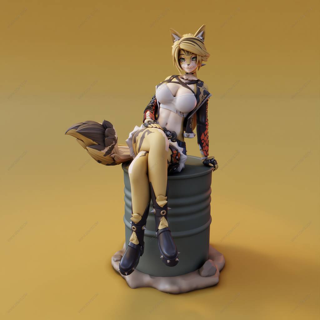 P站图纸印象馆 FunserviceSTL 绝区零 波可娜·费雷尼 FunserviceSTL 绝区零 波可娜·费雷尼