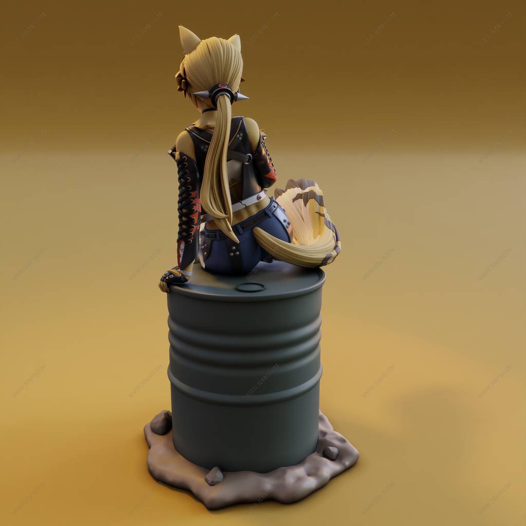 P站图纸印象馆 FunserviceSTL 绝区零 波可娜·费雷尼 FunserviceSTL 绝区零 波可娜·费雷尼