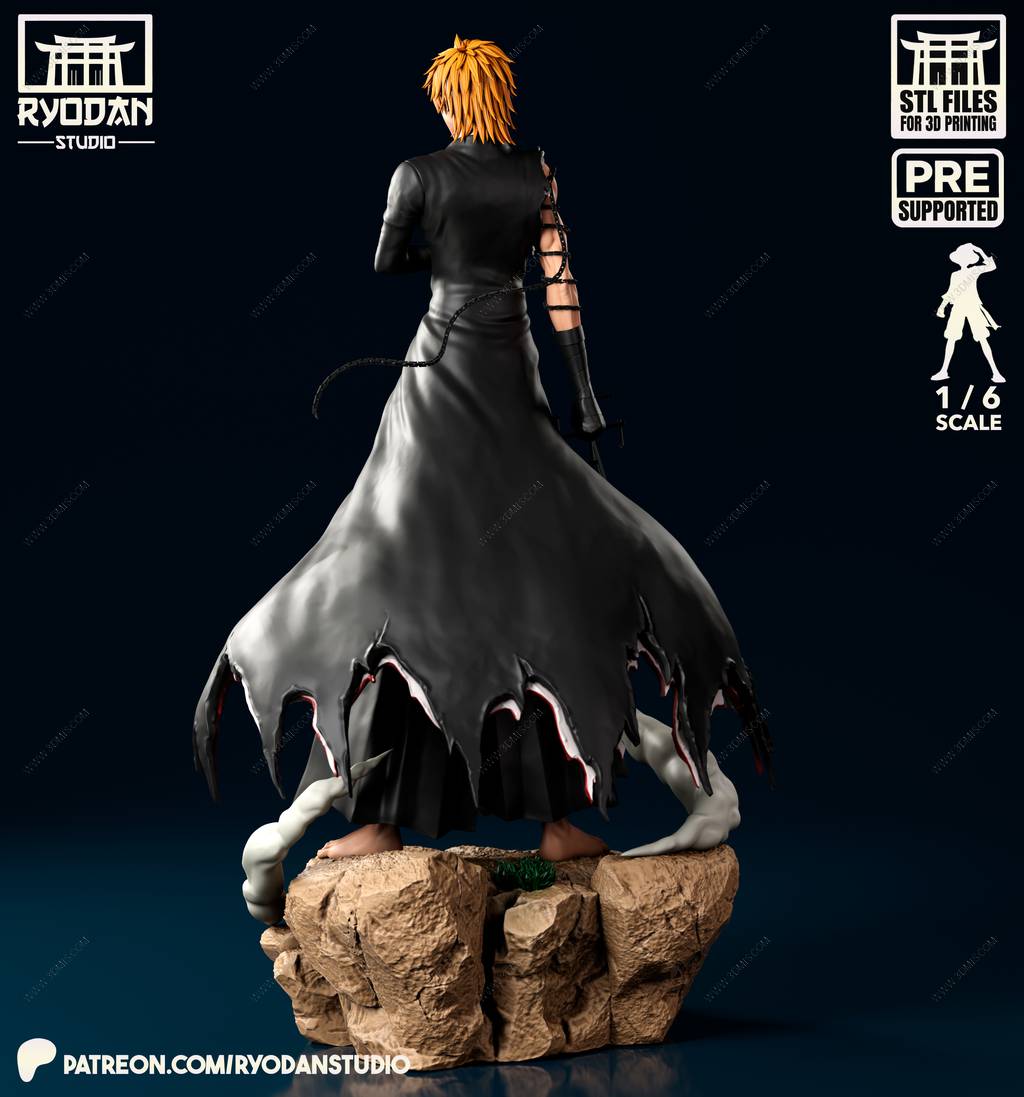 P站图纸印象馆 Ryodan 死神 黑崎一护 Ryodan 死神 黑崎一护