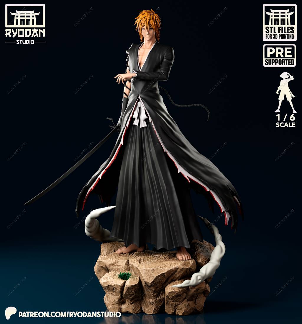 P站图纸印象馆 Ryodan 死神 黑崎一护 Ryodan 死神 黑崎一护