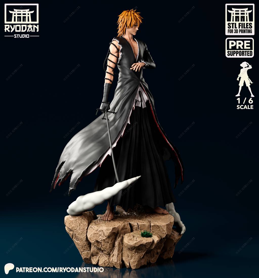 P站图纸印象馆 Ryodan 死神 黑崎一护 Ryodan 死神 黑崎一护